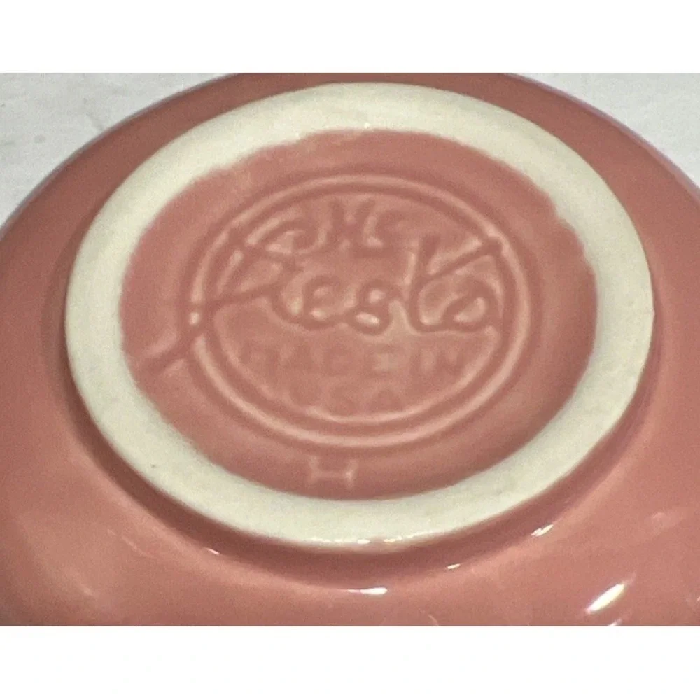 Fiesta HLC Creamer And Sugar Set Lid, Tray Rose Pink Peony Fiestaware‎ 4 Pcs